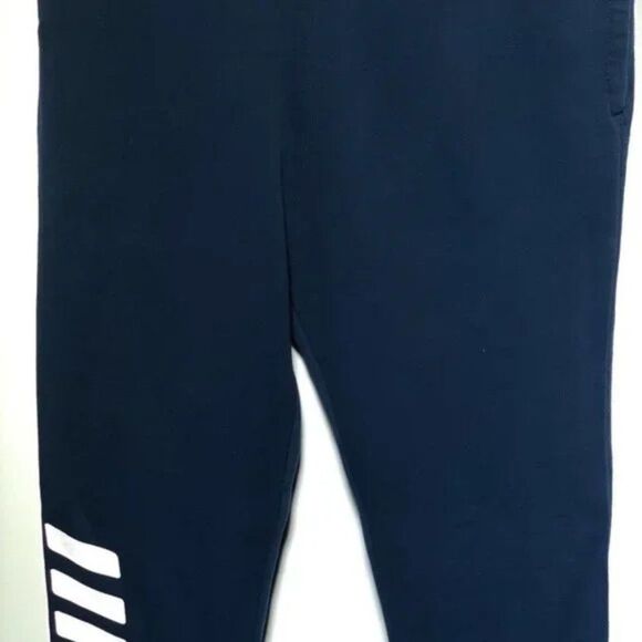 H&M Boys Navy Track Pants with Skate Decal Size 14Y - Picture 2 of 3